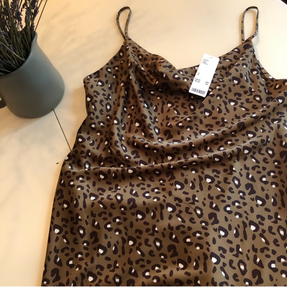 NWT Urban Outfitters Mallory Cowl Neck Slip dress